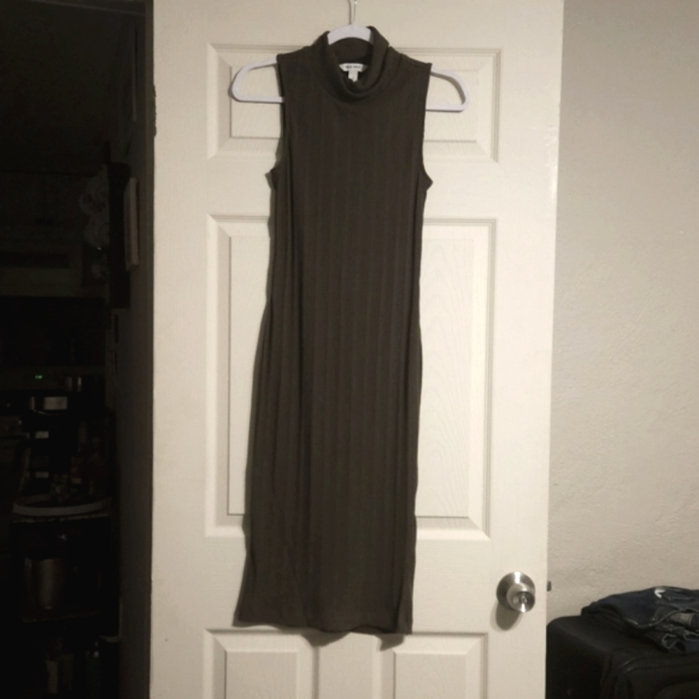 Nine West olive green dress